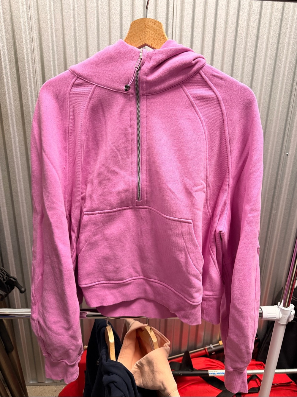 Lululemon Scuba Oversized Half-Zip Hoodie - XL/XXL - Dahlia Mauve